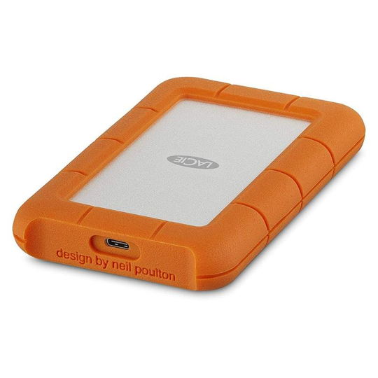 Lacie 2TB Rugged USB-C Portable Hard Drive