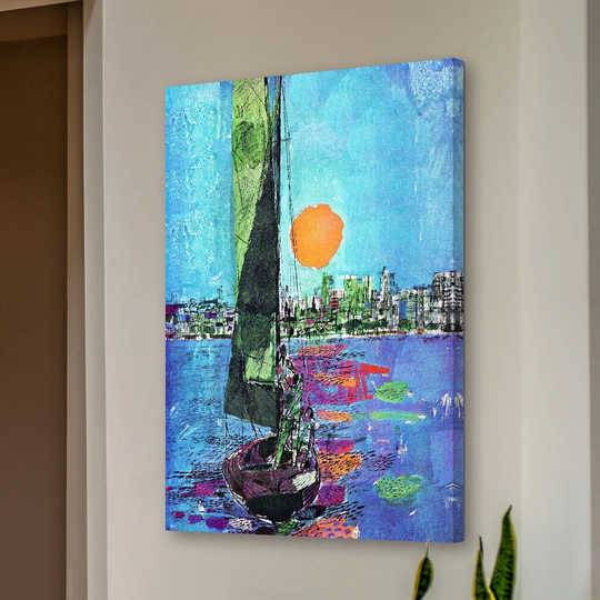 Sky - Wrapped Canvas Graphic Art Print