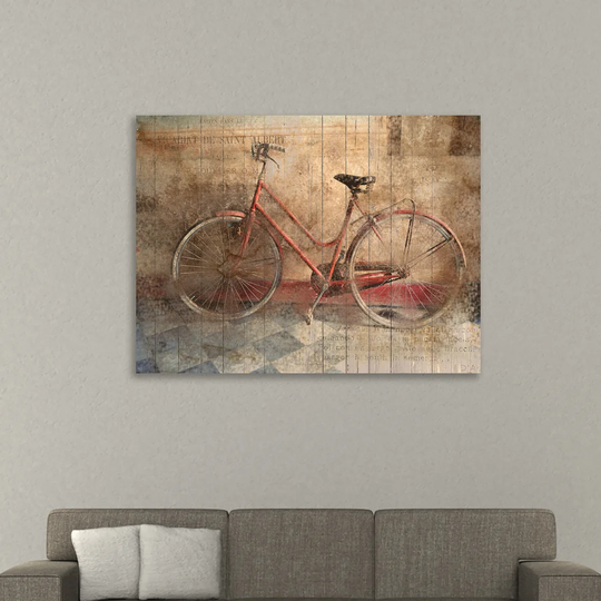 Rusty Bicycle by Kimberly Allen - Wrapped Canvas Graphic Art Print
