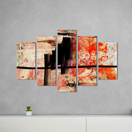 Enigma Abstract 847 Graphic Art Print Multi-Piece Image on Canvas