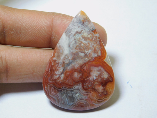 Wow -Natural Crazy Lace Agate Cabochons, Gemstone, Loose Stone, 63 Ct | 47x34mm 1393
