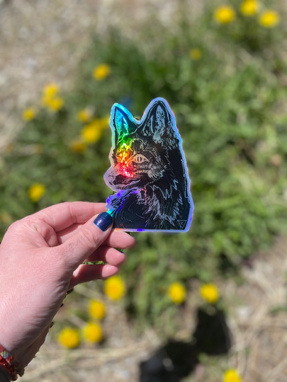 Sage Fox Sticker