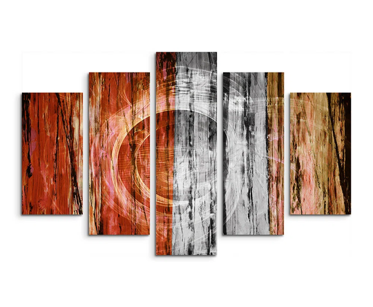 Enigma Sculpture Abstract 1379 Graphic Art Print Multi-Piece Image on Canvas