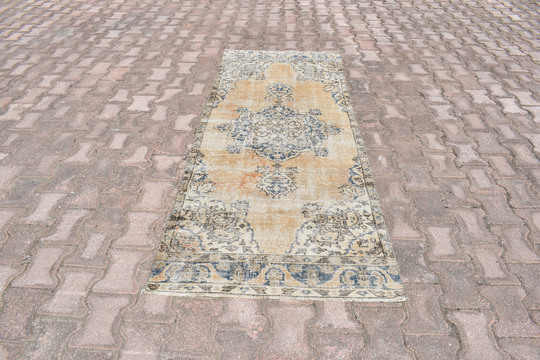 2x6 Oushak Runner, Vintage Rug, Turkish Runner Rug, Turkey Rug, 2'7x6'8 Ft, Wool Rug, Rugs, Turkey Rug, Anatolian Rug, 6174