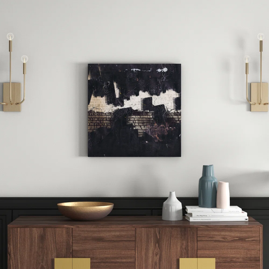 Enigma 846 Abstract Graphic Art Print on Canvas