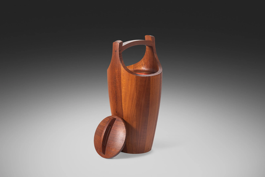 Danish Modern Teak Ice Bucket By Jens Quistgaard For Dansk, Denmark, C. 1960's