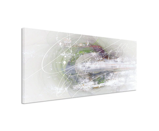 Enigma Panorama Abstract 1315 Graphic Art Print on Canvas