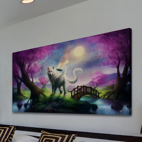 Okami by Jonas Jödicke - Wrapped Canvas Graphic Art Print