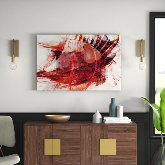 Abstract 1403 - Wrapped Canvas Graphic Art Print