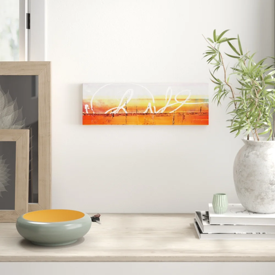 Enigma Panorama Abstract 642 Graphic Art Print on Canvas