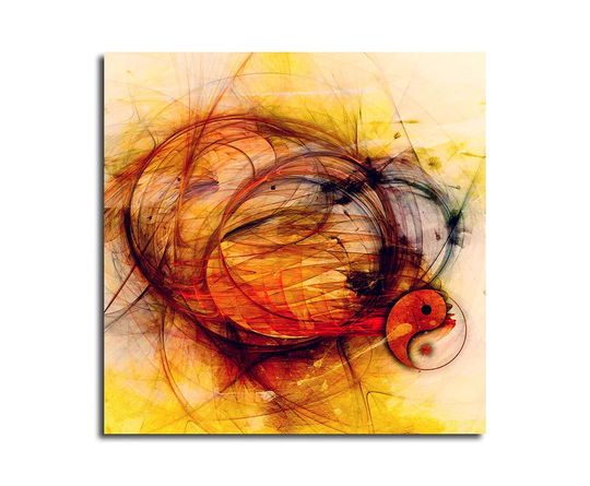 Enigma Abstract 111 Graphic Art Print on Canvas
