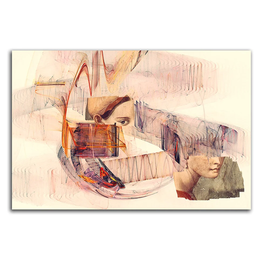 Enigma Abstract 294 Graphic Art Print on Canvas