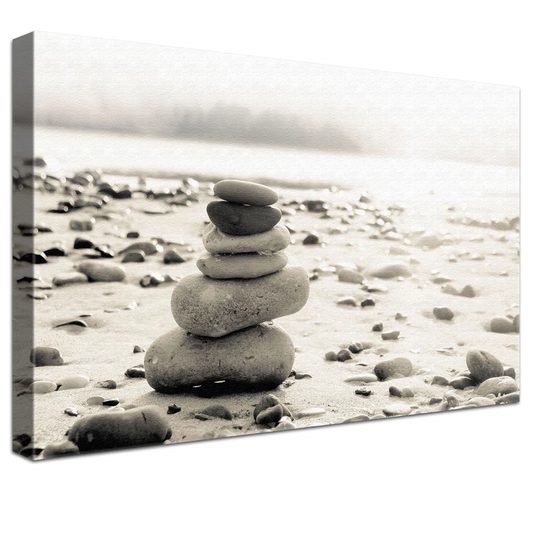 Stones Graphic Art Print on Canvas