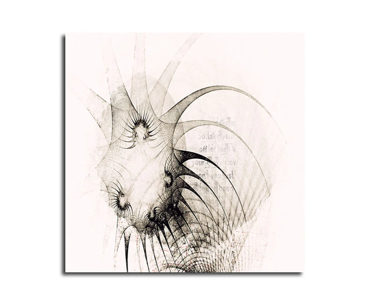 Enigma Abstract 499 Graphic Art Print on Canvas
