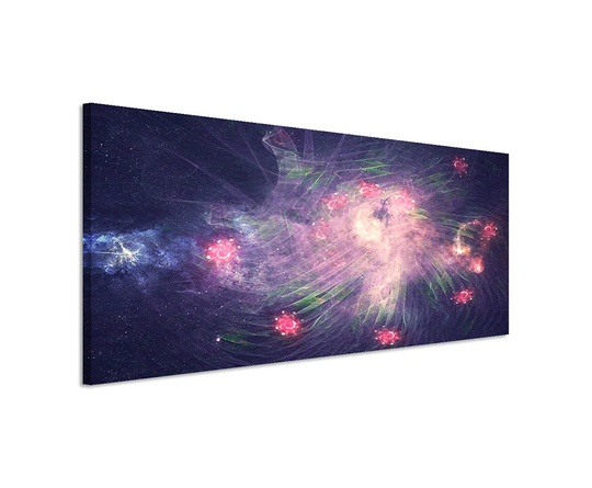 Enigma Panorama Abstract 1018 Graphic Art Print on Canvas