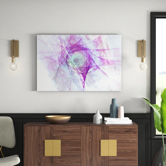 Enigma Abstract 1457 Graphic Art Print on Canvas