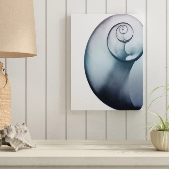 Lavendar Snail 2 - Wrapped Canvas Graphic Art Print
