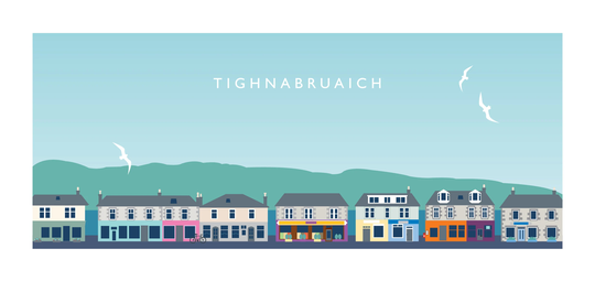Shore Road Tighnabruaich Greeting Card