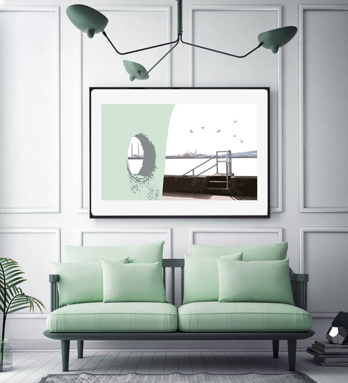 The Seafront | Seagulls Print