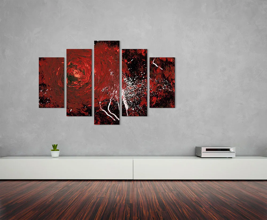 Enigma Abstract 728 Graphic Art Print Multi-Piece Image on Canvas