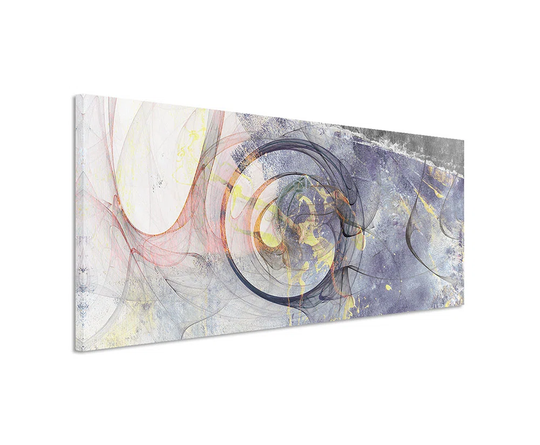 Enigma Panorama Abstract 1314 Graphic Art Print on Canvas