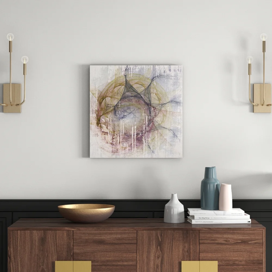 Enigma Abstract 1488 Graphic Art Print on Canvas