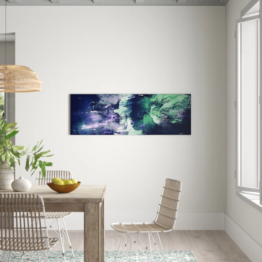 Enigma Panorama Abstract 807 Graphic Art Print on Canvas