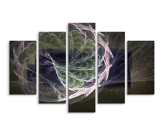 Enigma Sculpture Abstract 1007 Graphic Art Print Multi-Piece Image on Canvas