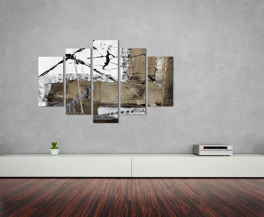 Enigma Abstract 535 Graphic Art Print Multi-Piece Image on Canvas