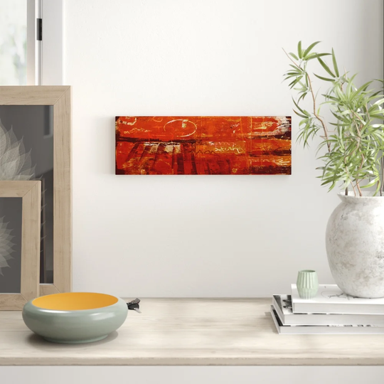 Enigma Panorama Abstract 819 Graphic Art Print on Canvas