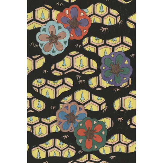 Japanese Graphic Design III by Korin Furuya - Wrapped Canvas Graphic Art Print