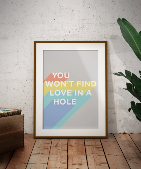 Frightened Rabbit Art Print - Keep Yourself Warm