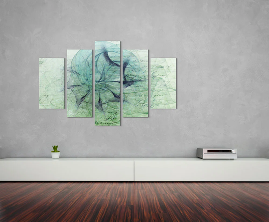 Enigma Sculpture Abstract 1127 Graphic Art Print Multi-Piece Image on Canvas