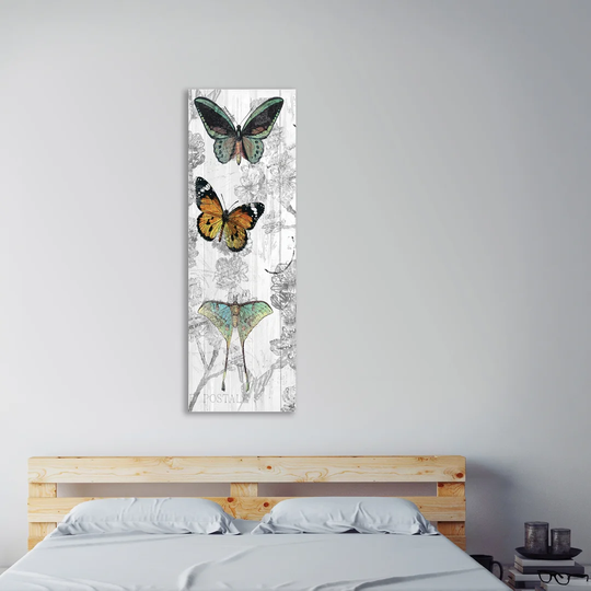 Butterflies Are Free by Kimberly Allen - Wrapped Canvas Panoramic Graphic Art Print
