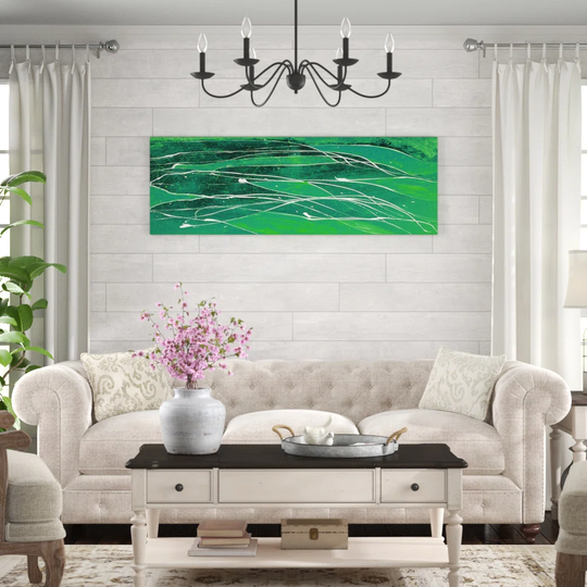 Enigma Panorama Abstract 689 Graphic Art Print on Canvas