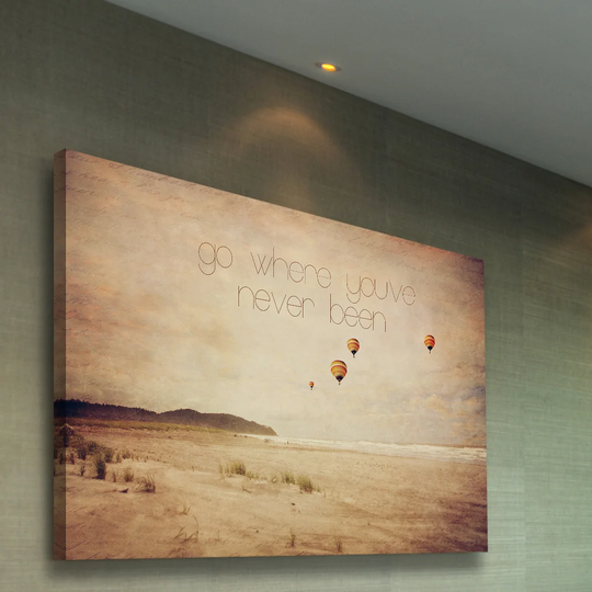 Go Where You've Never Been by Sylvia Cook - Wrapped Canvas Graphic Art Print