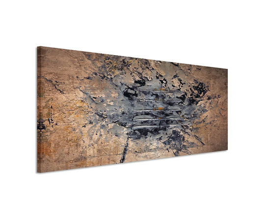 Enigma Panorama Abstract 934 Graphic Art Print on Canvas