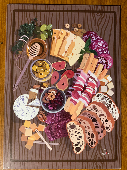 Charcuterie | 5x7 Blank Greeting Card
