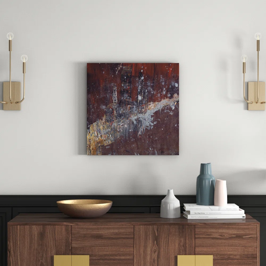 Enigma Abstract 923 Graphic Art Print on Canvas