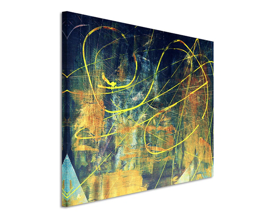 Abstract 946 Graphic Art Print on Canvas
