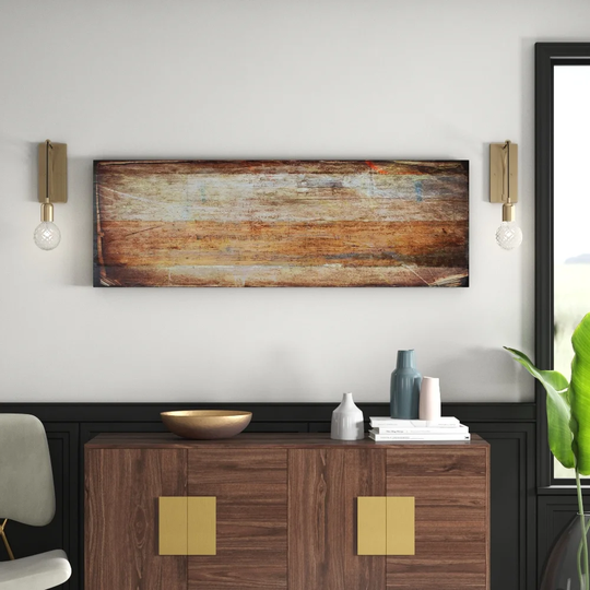 Enigma Panorama Abstract 1055 Graphic Art Print on Canvas