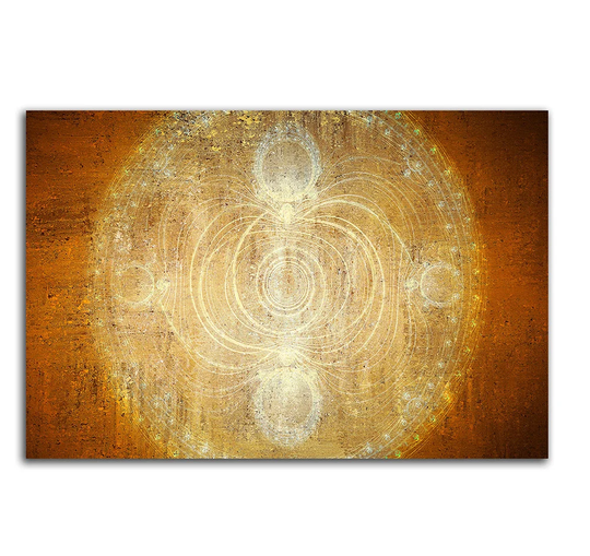 Enigma Abstract 483 Graphic Art Print on Canvas