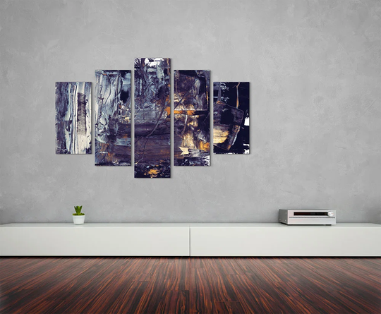 Enigma Abstract 915 Graphic Art Print Multi-Piece Image on Canvas