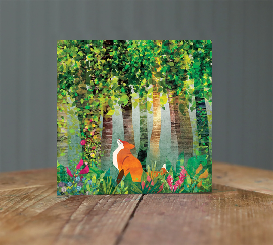 Summer Fox Greetings Card