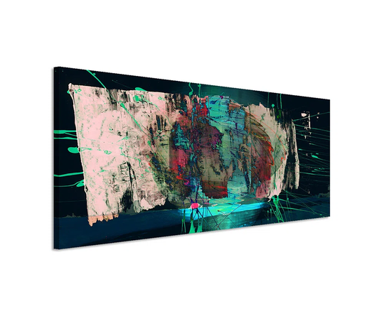 Enigma Panorama Abstract 1355 Graphic Art Print on Canvas