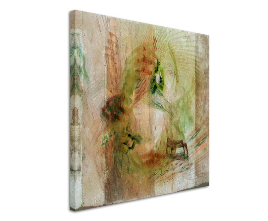 Enigma 1002 Abstract Graphic Art Print on Canvas