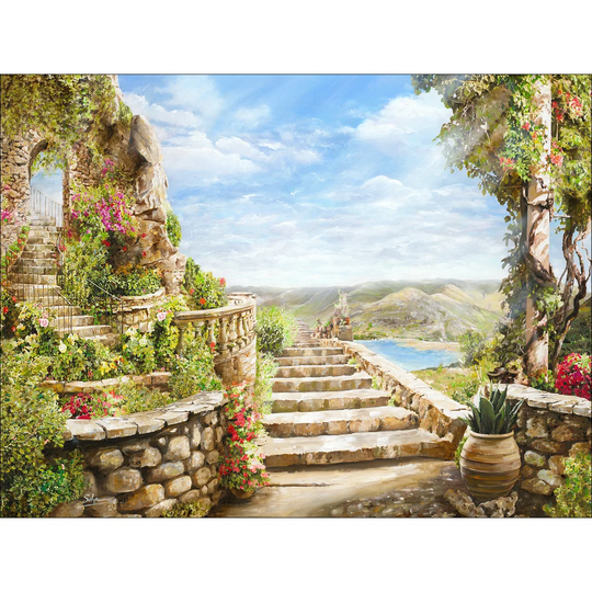 Way To Horizon Graphic Art Print on Canvas