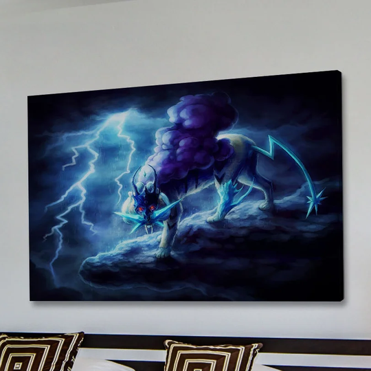 Raikou by Jonas Jödicke - Wrapped Canvas Graphic Art Print