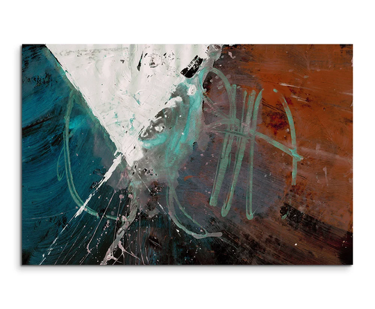 Enigma 654 Abstract Graphic Art Print on Canvas