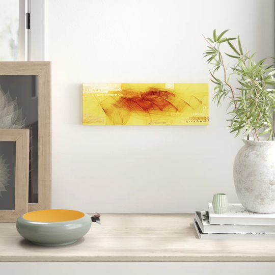 Enigma Panorama Abstract 086 Graphic Art Print on Canvas